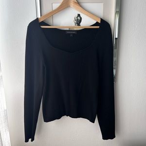 Sweetheart Neck Sweater
